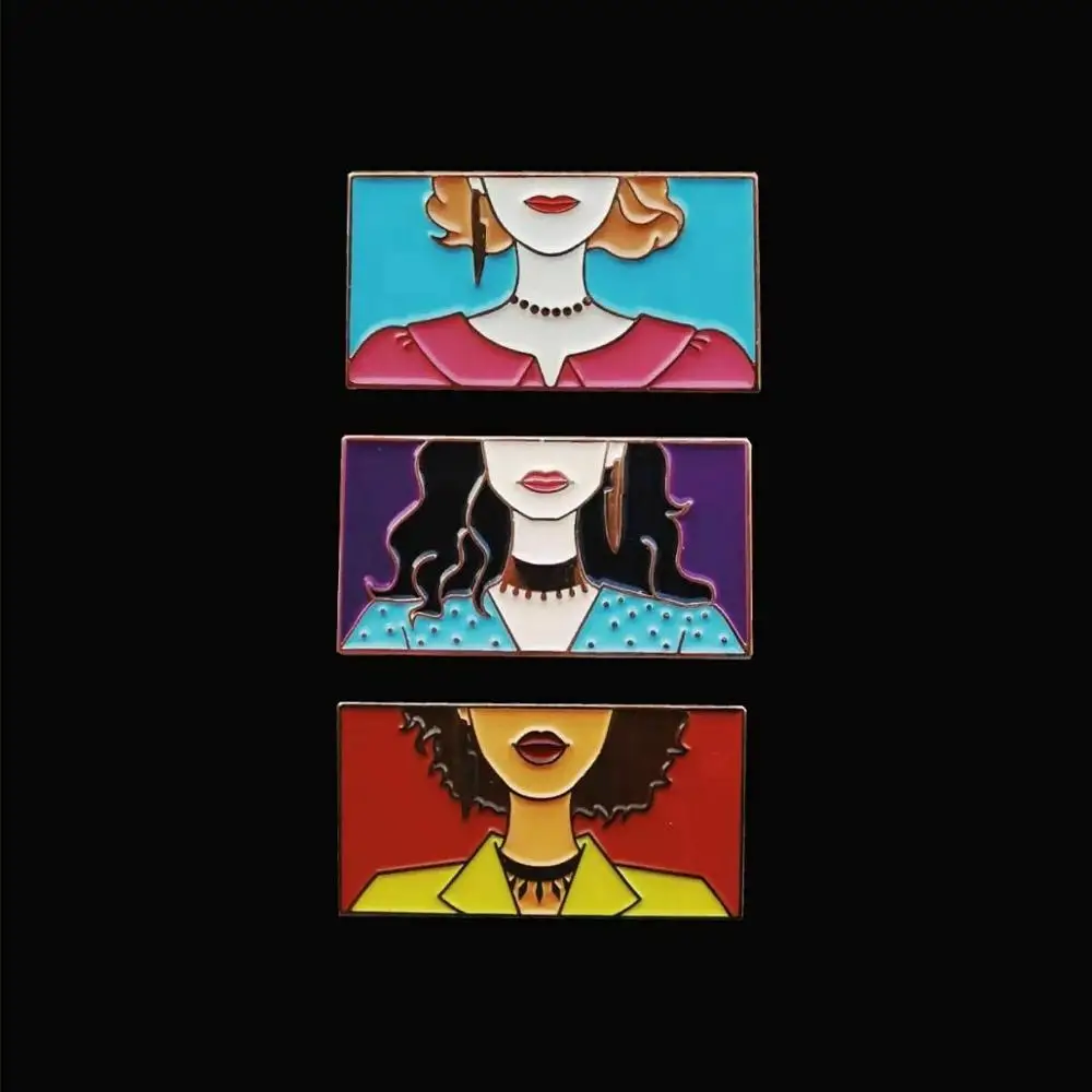 Cosmile Why Women Kill Badge Beth Ann Simone Taylor булавка брошь значок металлическая коллекция