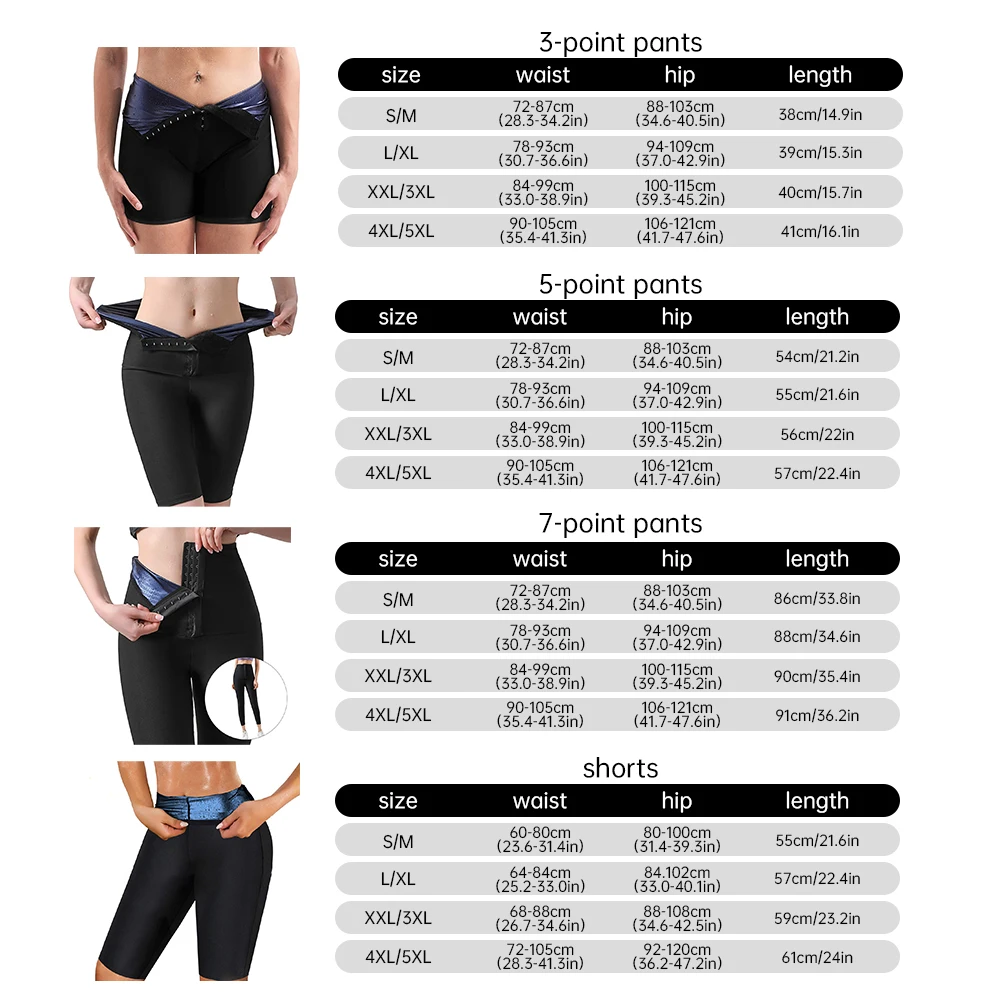 

Sweat Sauna Pants Body Shaper Slimming Pants Women Waist Trainer Corset Sweat Leggings Slimming underwear Fitness Workout