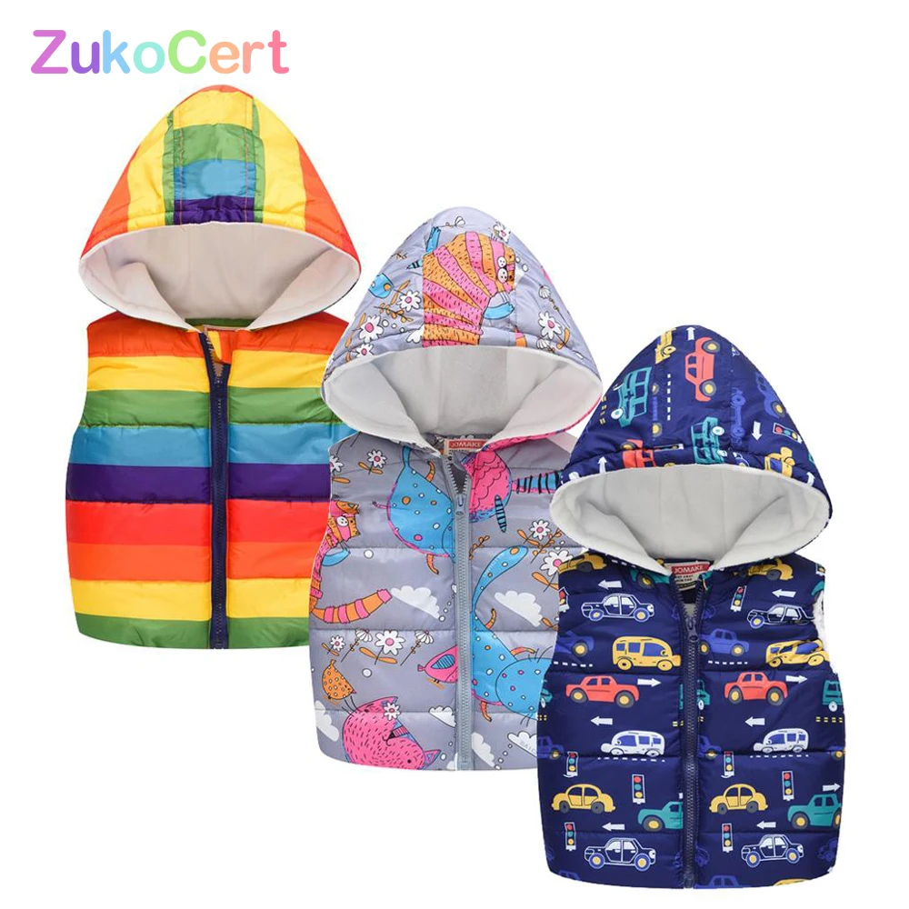 Осенне зимний теплый детский жилет куртка для детей топы пальто кашемировый