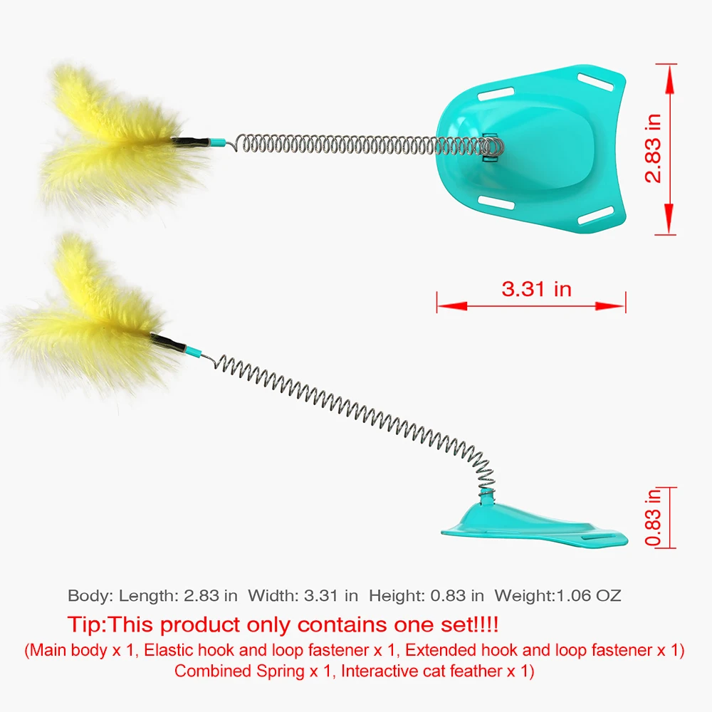

Interactive Cat Toy Funny Free Hands Cat Teaser Wand with Feather Original Toys for Cats Kitten Pet Products for Dropshipping