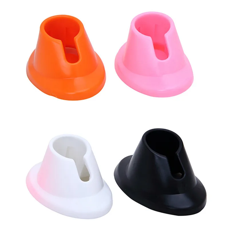 

4 Colors 1PCS Fashion DIY Silicone Nail Polish Holder Showing Shelf Salon Nail Art Bottle Stand