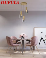 aosong modern pendant lights brass fixture contemporary home creative decoration suitable for dining room restaurant