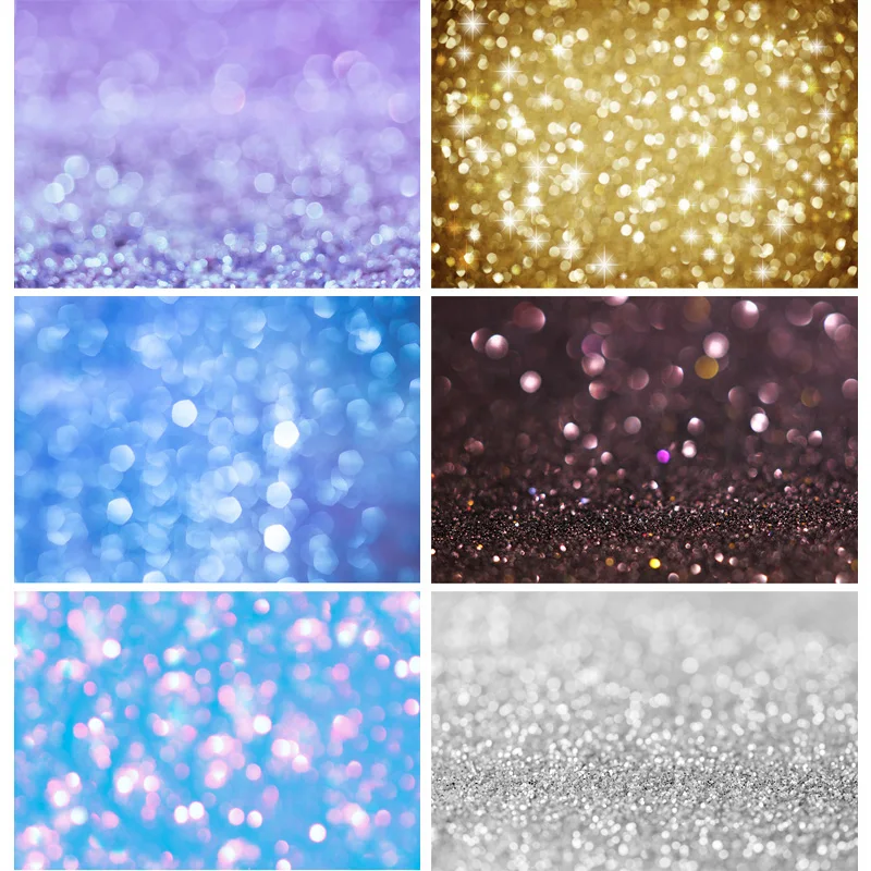 

Vinyl Abstract Bokeh Photography Backdrops Glitter Facula Light Spot Photo Background Studio Photocalls Props 21318 TTU-44