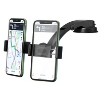 car phone mount double holder windshield dashboard car phone holder anti shake 360 degree rotation compatible with iphone 11