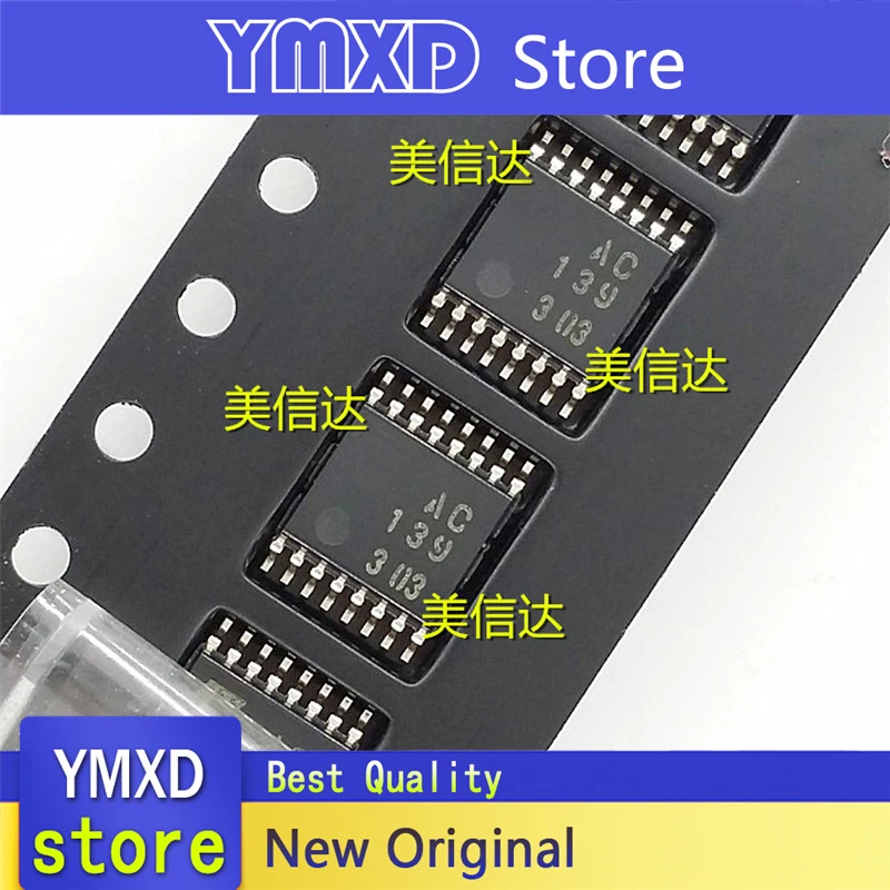 10pcs/lot New Original AC139 TC74AC139FT 74AC139 patch TSSOP16 logic chip In Stock