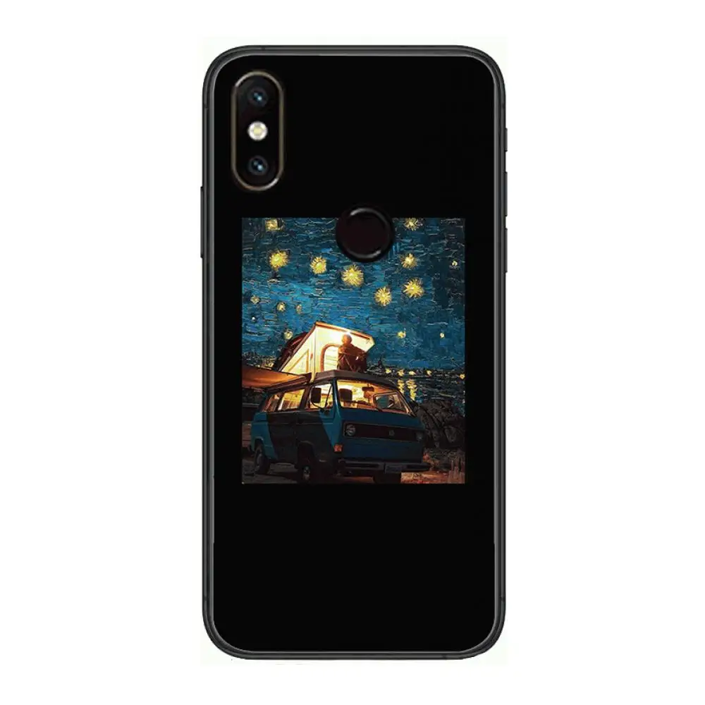 

Van Gogh Mona Lisa Art For Phone Case For xiaomi M2 C3 X3 F2 Lite NFC 6 5 x Poco k30 Pro Anime Black Cover Silicone Back Pretty