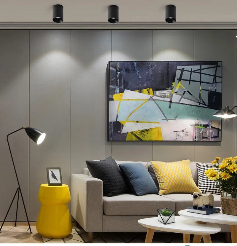 Светодиодный потолочный светильник с поверхностным креплением 9 Вт 12 15 18