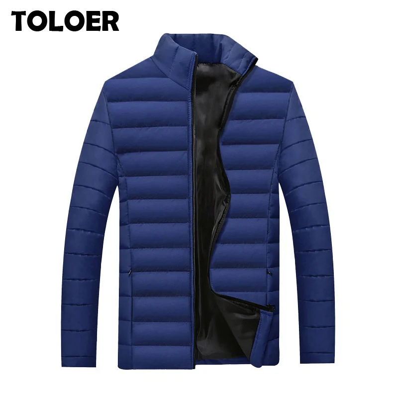 Мужская куртка с воротником стойкой новинка 2020 Толстая теплая зимняя
