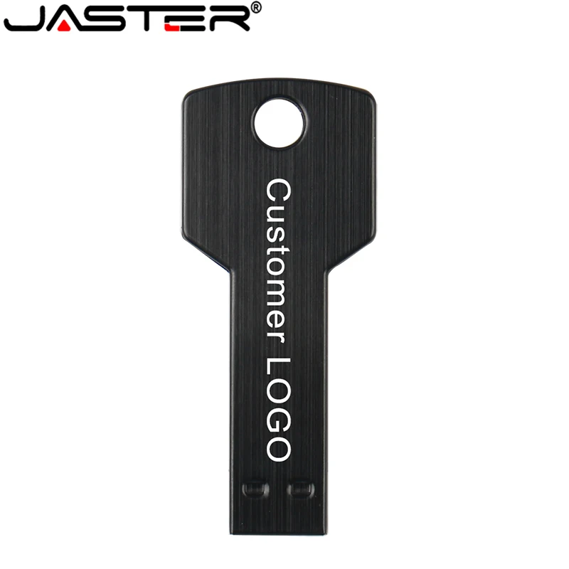 Флешка JASTER с металлическим золотым ключом ОЗУ 4 ГБ 8 16 32 usb 2 0 флешка (50 шт.