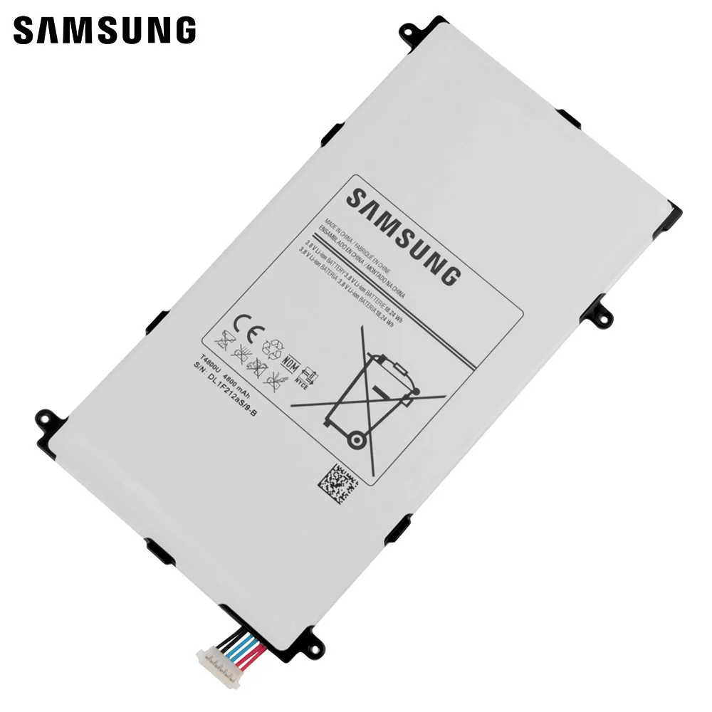 Оригинальный сменный аккумулятор Samsung T4800E для Galaxy Tab Pro 8 4 in T320 T321 T325 SM-T321 T4800C T4800K