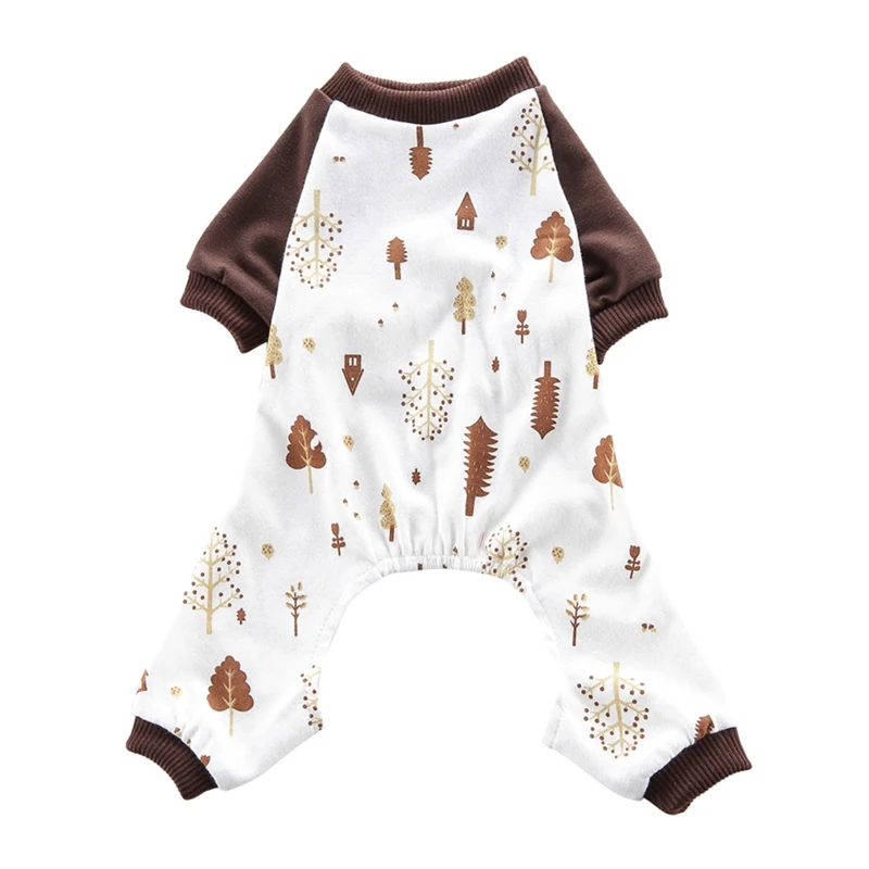 Одежда для домашних животных полосатая Пижама собак спортивный костюм одежда