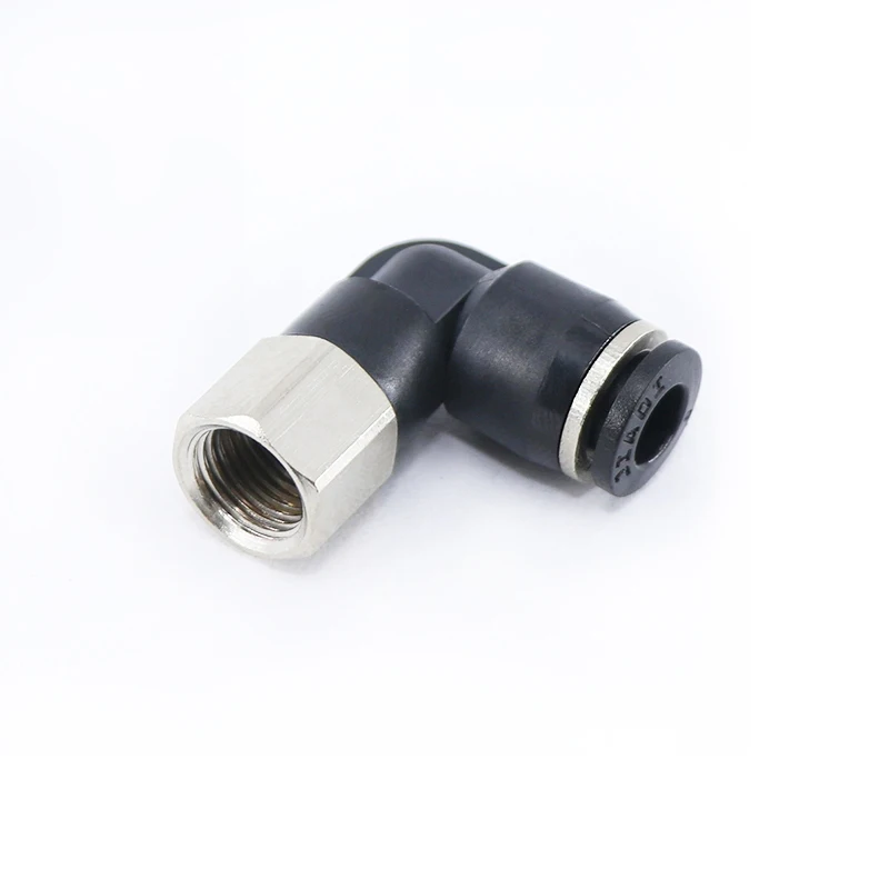 Пневматический соединитель серия PLF пневматический Женский Локоть трубки