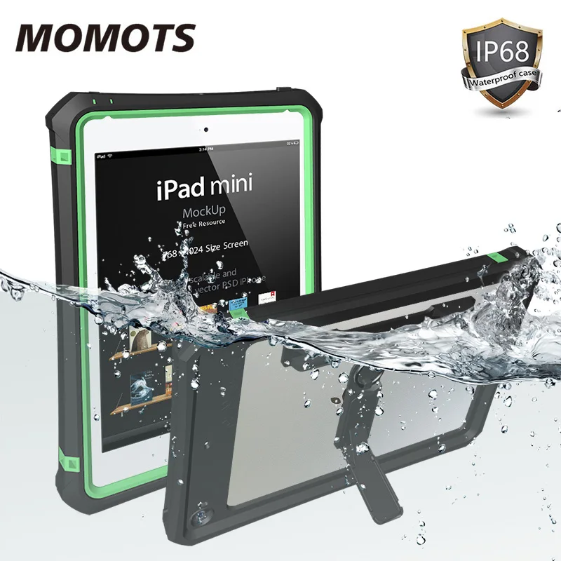 MOMOTS планшет Водонепроницаемый чехол для iPad Mini 5/4 с карандашница противоударный