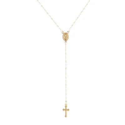 Gold color3 Abayabay Long Personalized Girl Cross Necklace Chain Women Yellow Gold Color Pendant TRENDY Collares Collier Necklaces Jewelry - Окраска металла: Gold color3
