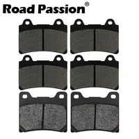 road passion motorcycle front rear brake pads for yamaha fzr 750 r 1000 genesis tdm 850 ddceec ex up ab fz750 fj1200