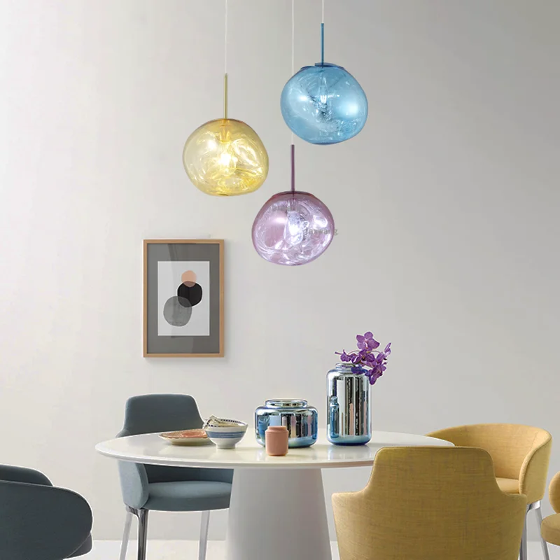 Nordic LED DIXON расплава вулканической лавы подвесные светильники Лофт украшение в