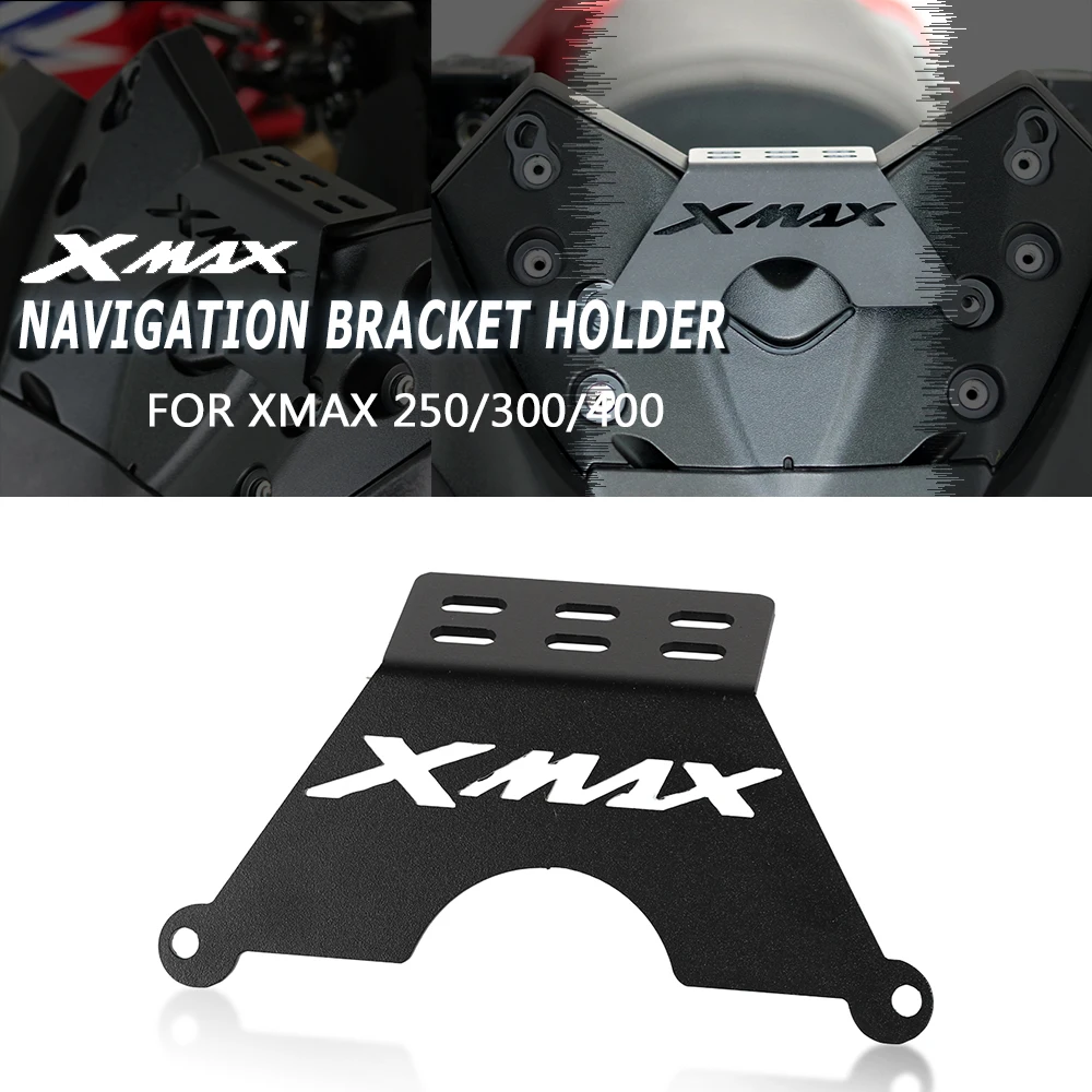 

Motorcycle Gps Navigation Mobile Phone Holder Bracket For Yamaha XMAX 400 2017 2018 2019 2020 2021 Navigation Bracket Holder 21