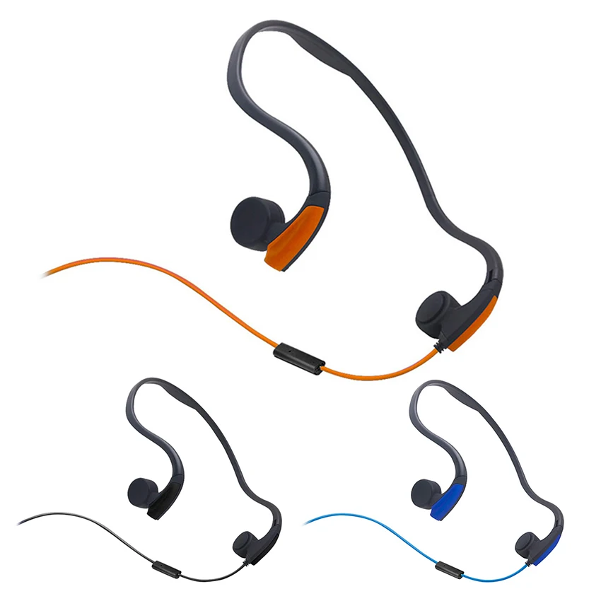 Наушники 3 5 мм костной проводимости гарнитуры проводные наушники Спорт на