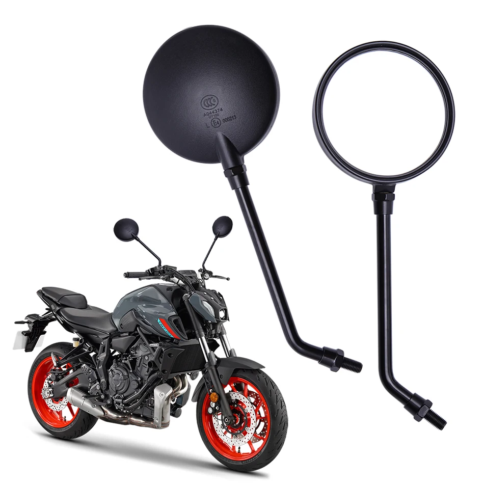 

Motorcycle Side Rearview Rear View Mirror Round Motorbike Accessories For Yamaha Mt07 Mt09 Mt10 Mt 07 09 125 03 Mt-07 Mt-09 Fz6