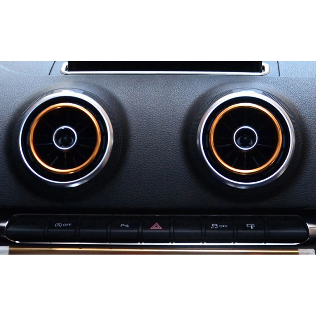 

4x Car Dashboard Air Vent Outlet Decoration Cover Trim Fit for A3