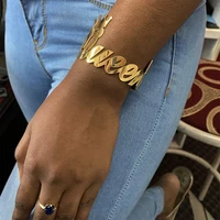 gold bracelet width 30mm for women custom name bracelet name bracelet stainless steel bracelets fashion jewelry 2021 moda mujer