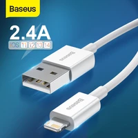 baseus usb cable for iphone 13 12 11 pro xr xs max 8 fast charge cable for ipad pro usb cable data wire cord mobile phone cable