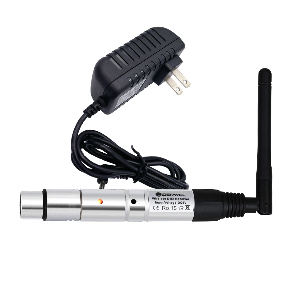 Dmx светильник беспроводной 5pin dmx512 передатчик приемник эффект 2 4 GISM радиус связи 500