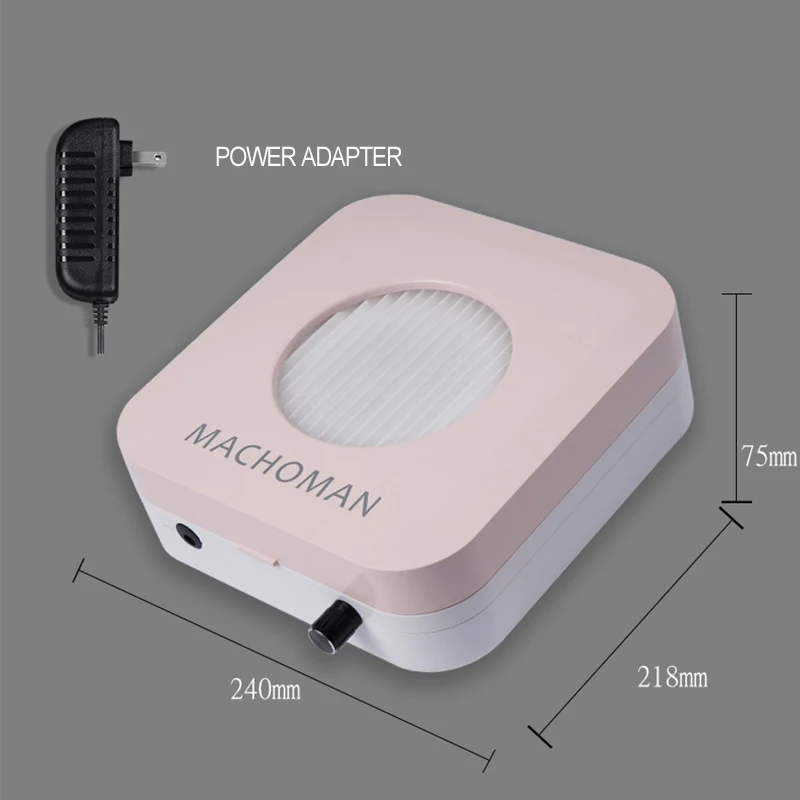 

Professional Powerful Nail Dust Suction Collector Fan Vacuum Cleaner Manicure Machine Dust Bags Nail Art Salon Equipment