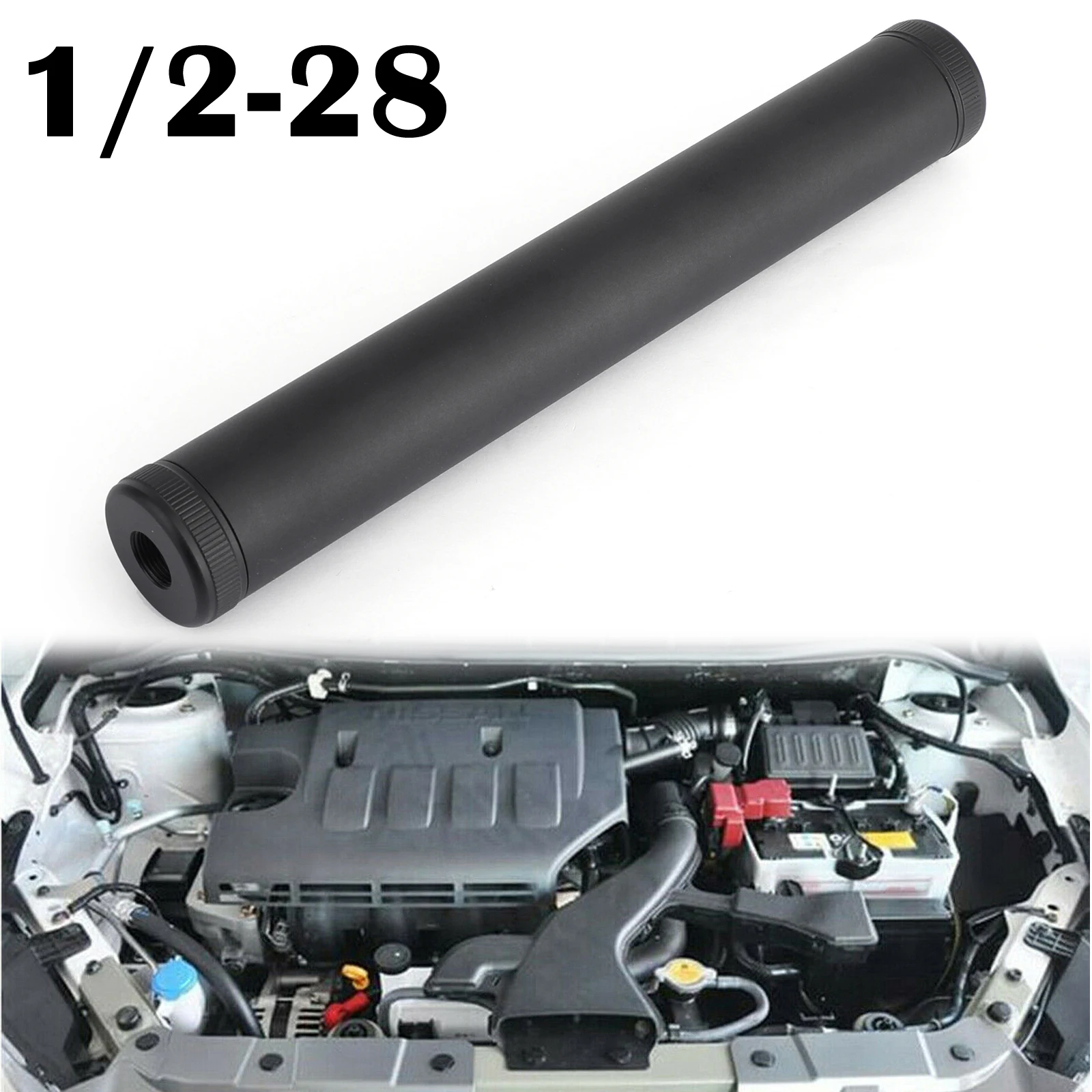 Areyourshop черный Алюминиевый автомобильный топливный фильтр 1/2-28 для NAPA 4003 WIX 24003 L 8,87" топливный фильтр аксессуары для стайлинга автомобилей