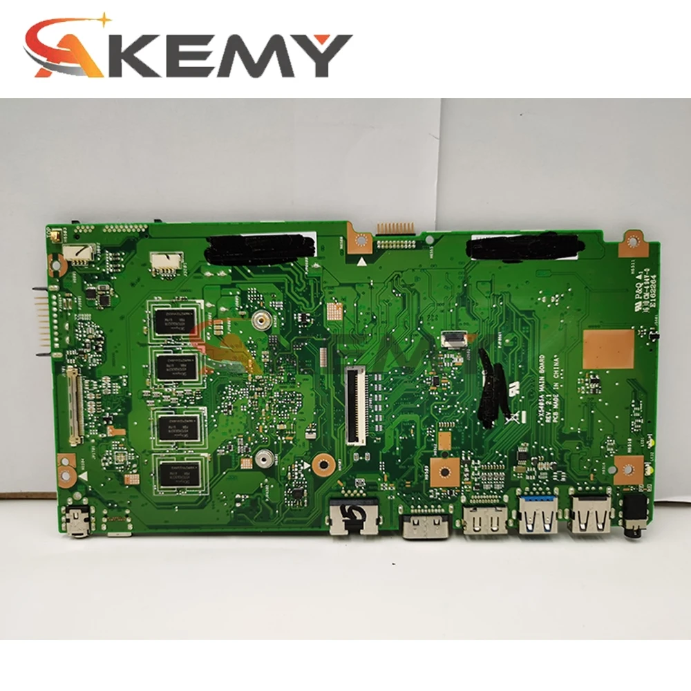 akemy new x540sa motherboard for asus vivobook x540sa x540s f540s laptop motherboard tested 100 mainboard w n3700 8gb ram free global shipping
