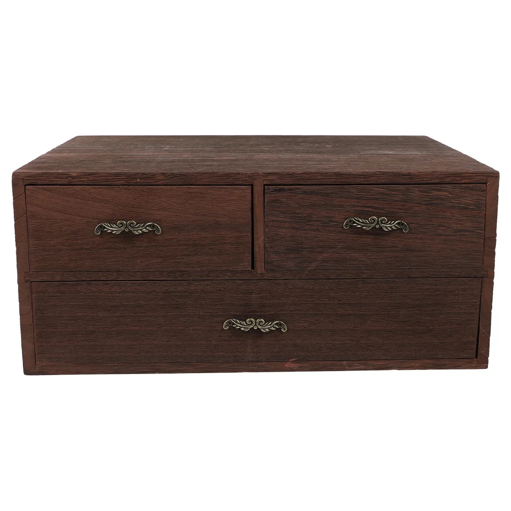 

1pc Desktop Storage Box Multipurpose Sundries Container Tea Storage Case