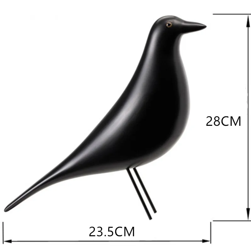 Большая полимерная статуэтка в виде птицы украшение для дома скульптура голубя