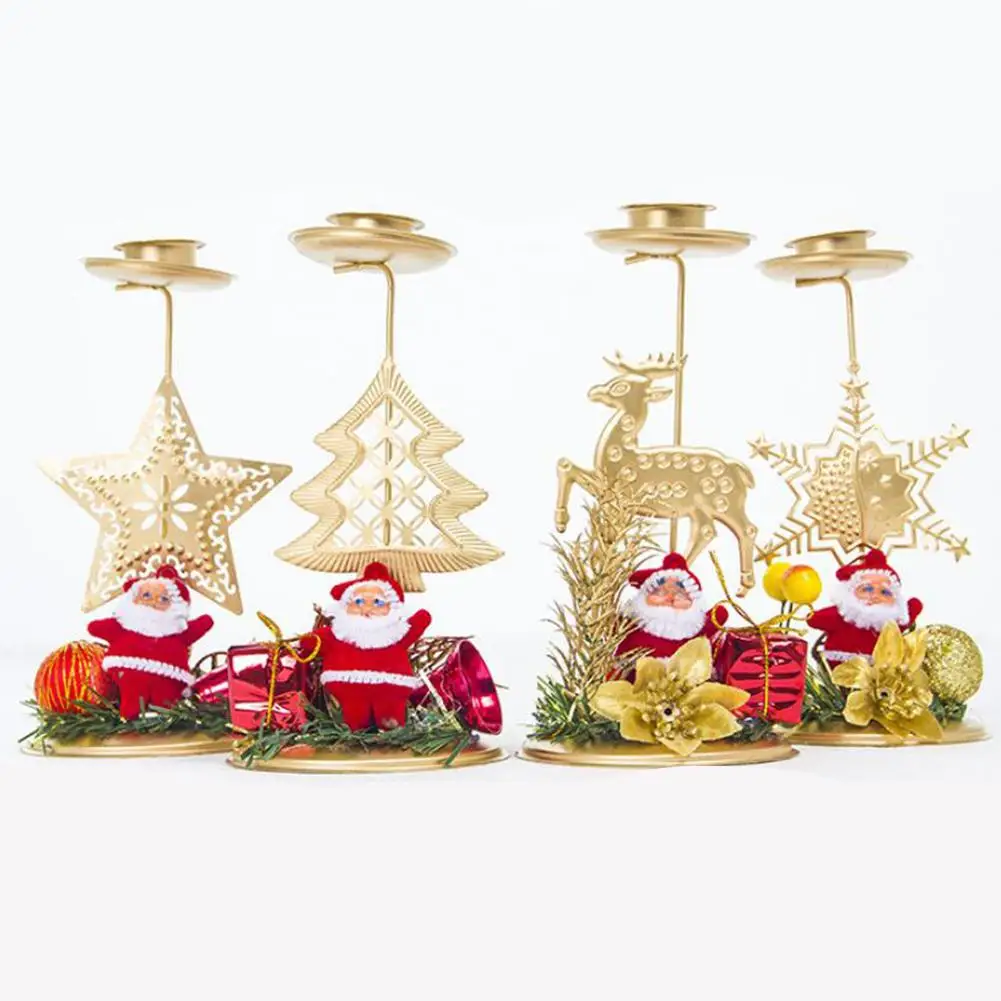 Рождественская серия подсвечник для стола вечерние Новогодние рождественские