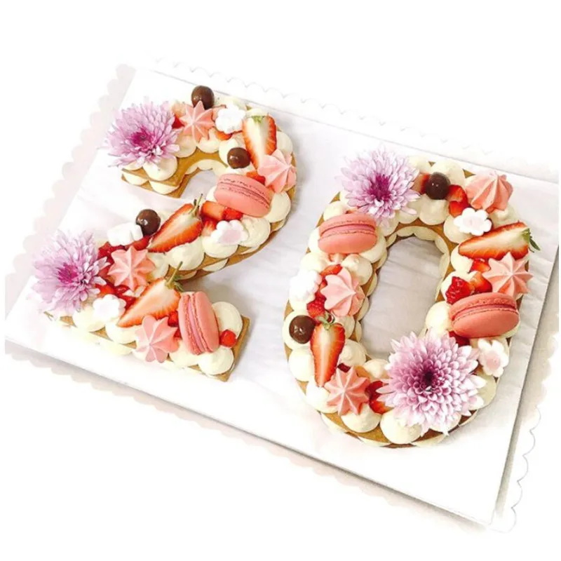 9 шт./компл. пластиковые формы для тортов с буквами