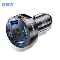 car charger 4 usb quick charge 3 0 for iphone samsung xiaomi mi 10 huawei mobile phone charger qc 3 0 in car adapter car charger