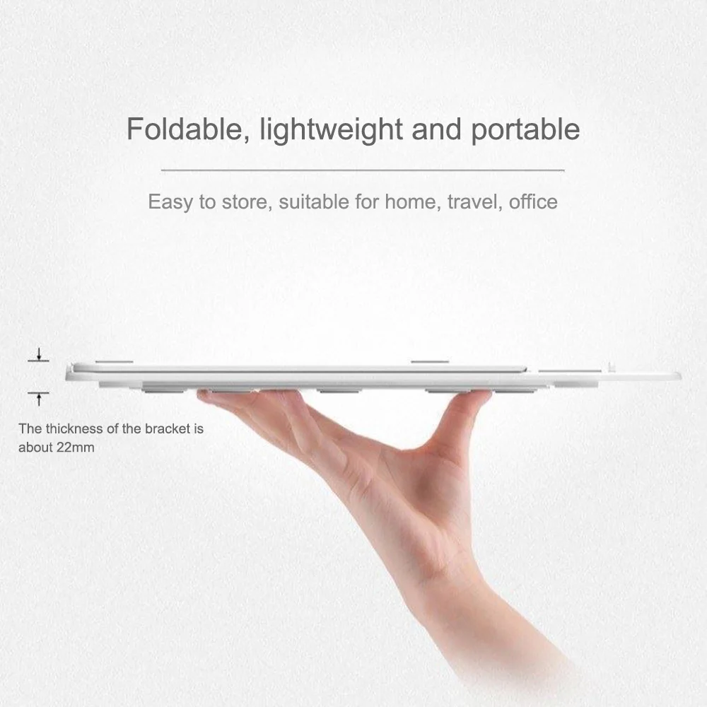 

7 Gear 12"-17" Laptop Stand 360 Rotatable Base Portable Laptop Riser Foldable Notebook Holder With Phone Stand For Ipad Laptop