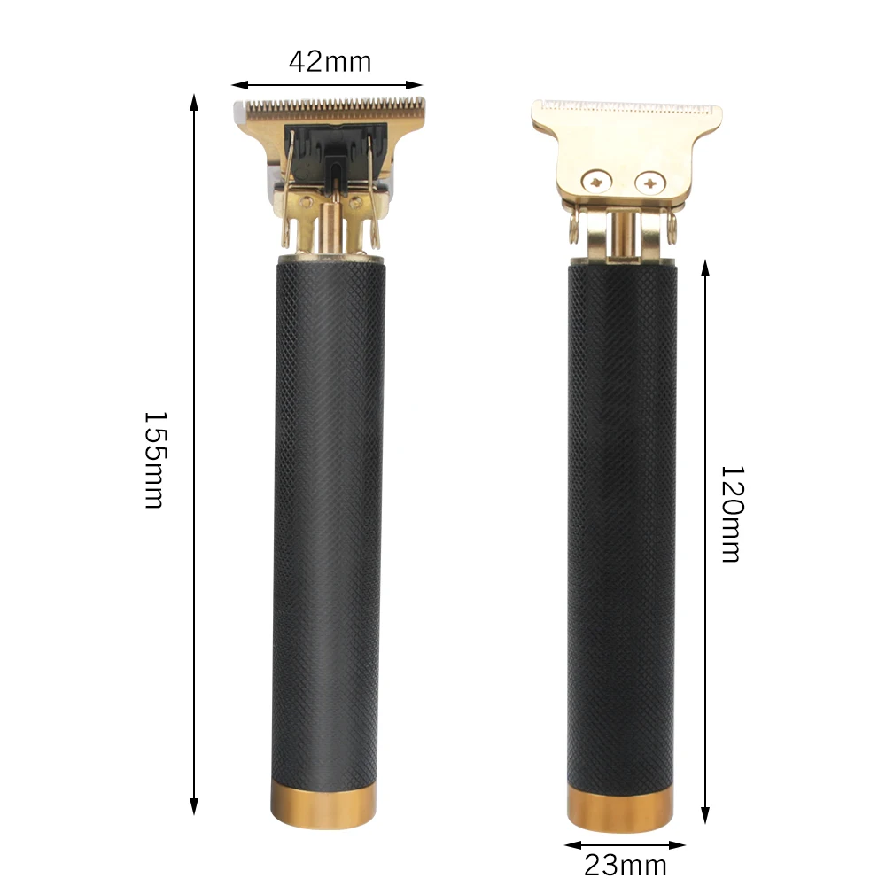 BORUiT-cortadora de pelo el&eacute;ctrica profesional, juego de cortapelos el&eacute;ctrico con cabezal de aceite USB, de aleaci&oacute;n, duradero, 2021-2
