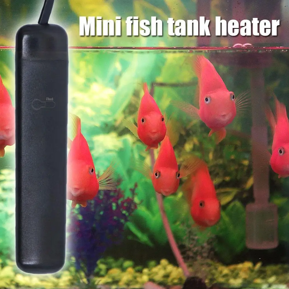

20W 220V Aquarium Submersible Fish Tank Automatic Water Temperature Rod Heater Heater Fish Tank Heating EU Plug Constant G5F2