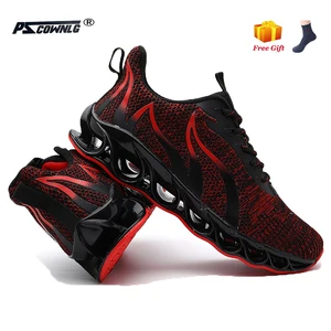 High quality running shoes for men and women comfortable and breathable non leather leisure light running wear-resistant sports