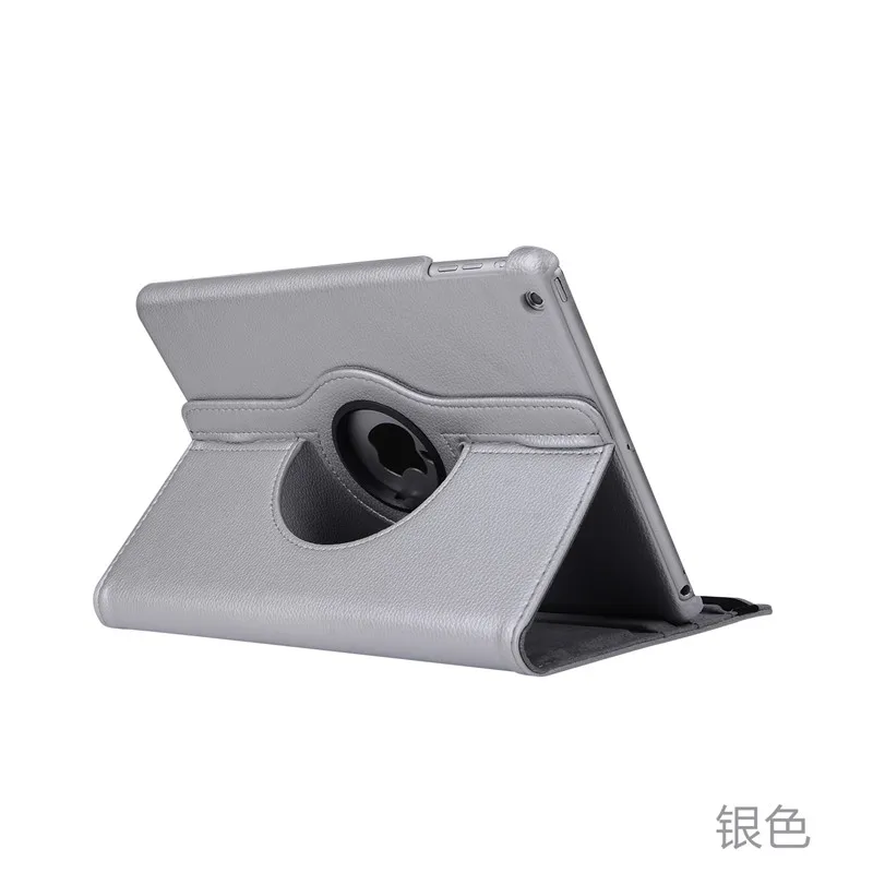 360 градусов вращающийся чехол для нового ipad 9,7 ipad 5th/6th смарт-чехол для ipad 6/5 Air Air2 Подставка для планшета в виде ракушки+ Stylusfilm