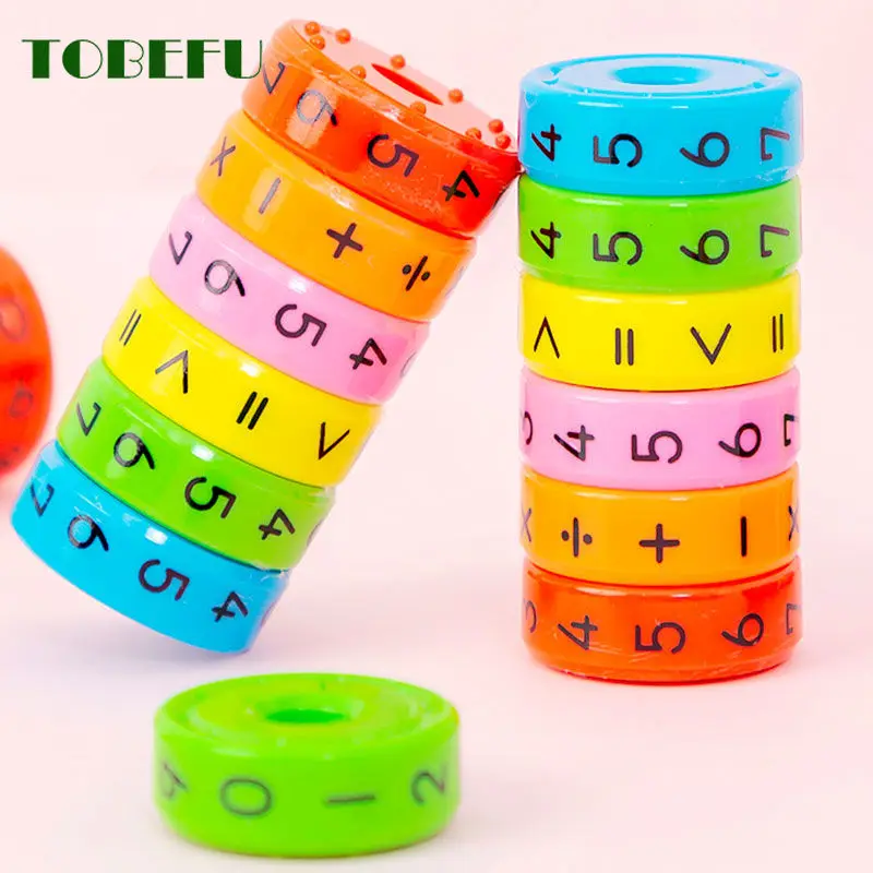 6 шт. магнитные Монтессори детские дошкольные образовательные пластиковые