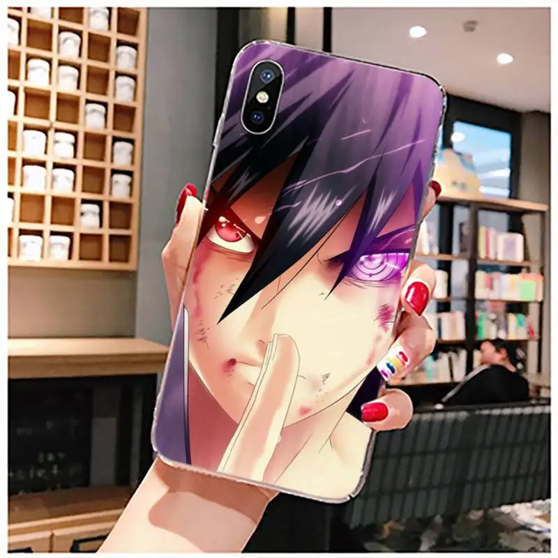 

Anime sasuke cartoon japan Phone Case coque funda Transparent for iPhone 11 12 mini pro XS MAX 8 7 6 6S Plus X 5S SE 2020 XR