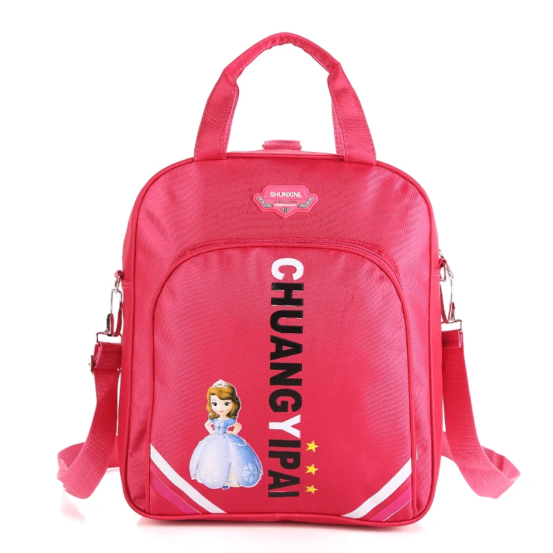 Disney Captain America Tutorial Bag Backpack Children Tote Bag Lunch Bag Boy Girl Princess Sophia Messenger Bag