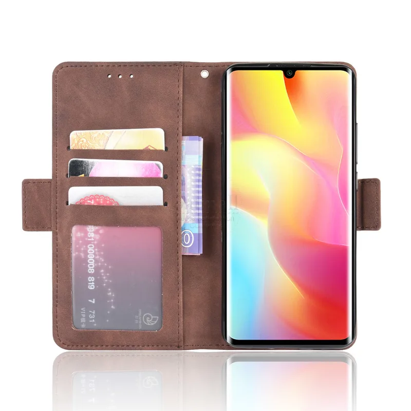 For Xiaomi MI Note 10 lite Wallet Case Magnetic Book Flip Cover light Card Photo Holder Luxury Leather Phone Fundas | Мобильные