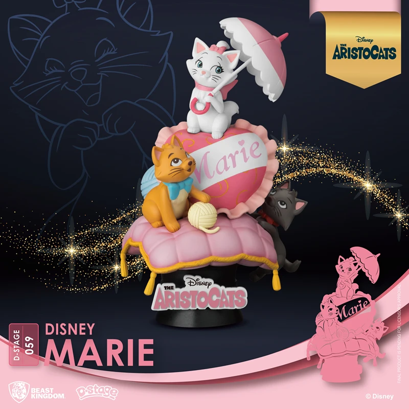 

Beast kingdom Disney MARIE Aristo Cats animation scene Desktop dolls Garage Kits Model Kits Collection Gift Toy