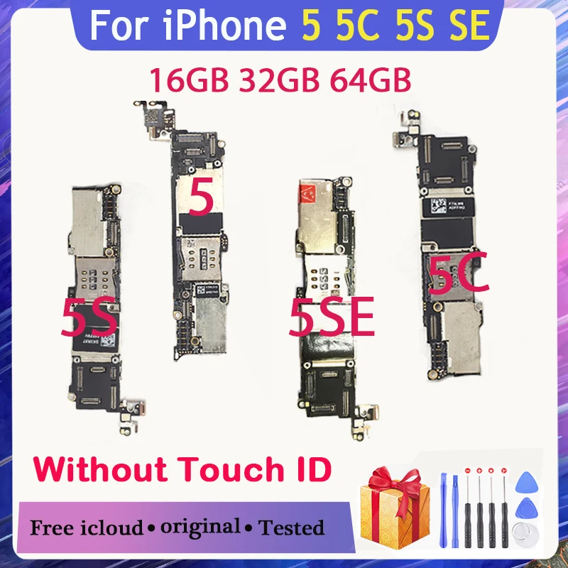 100% оригинальная разблокированная материнская плата для iphone 5 5C с системой IOS