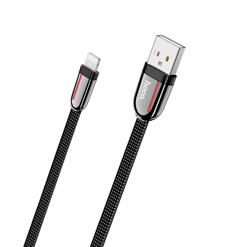 USB кабель HOCO из цинкового сплава для Apple Зарядные кабели iphone 11 Pro Max X XS XR 8 7 6s Plus