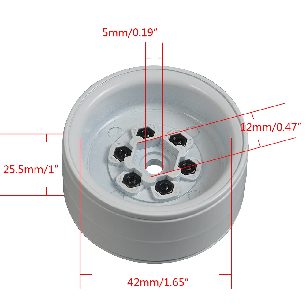 Колесные диски AXSPEED для тяжелых условий эксплуатации 1 9 дюйма ступицы колеса Beadlock