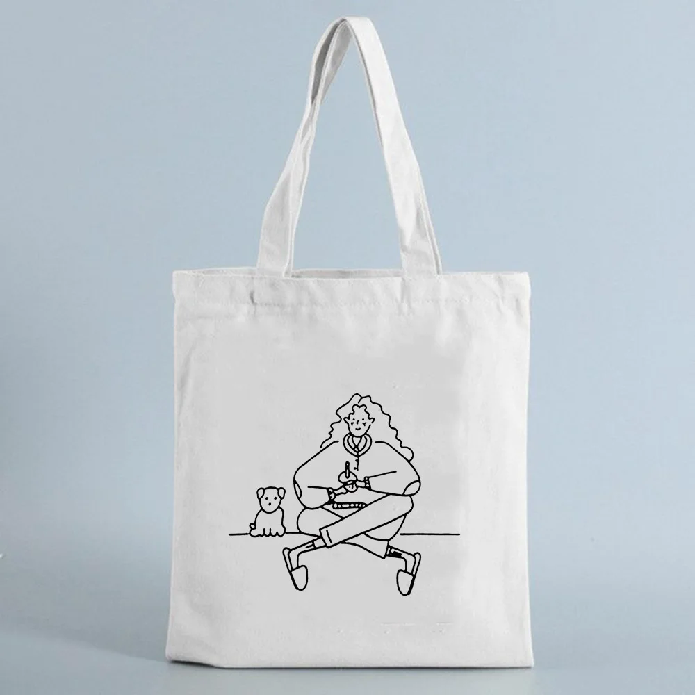 Модные женские сумки женская сумка для покупок складная Холщовая Сумка-тоут