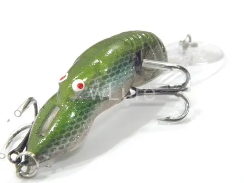 C569X46 WLure, 10 г, 9 см, приманка от насекомых, кренкбейт глубокой воды, жесткое действие в воде, 2#6 тройных крючков с OPP упаковкой, приманка C569 - Цвет: C569X46